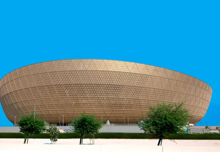 Een van de stadiums in Qatar